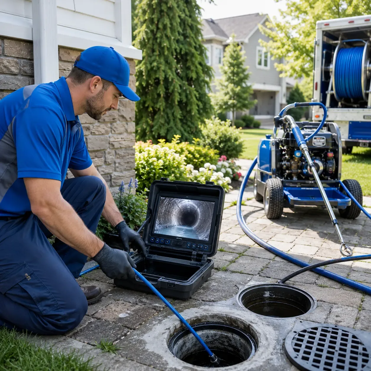 Outdoor drain cleaning professionals serving Bentonville, OH
