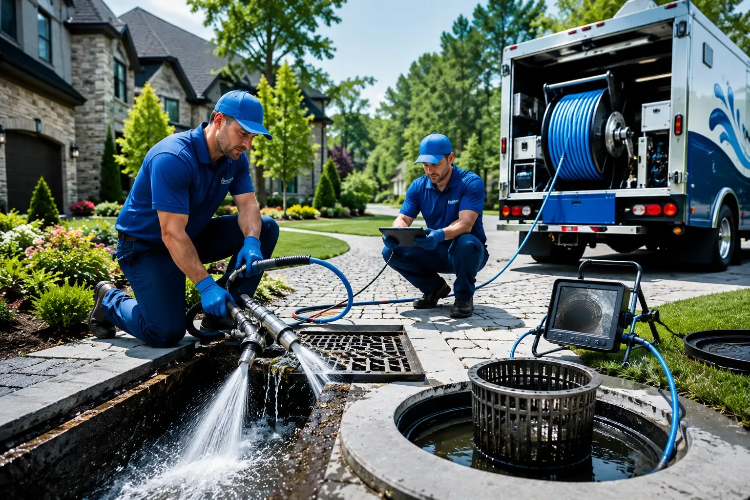 Local outdoor drain cleaning professionals in Bentonville, OH